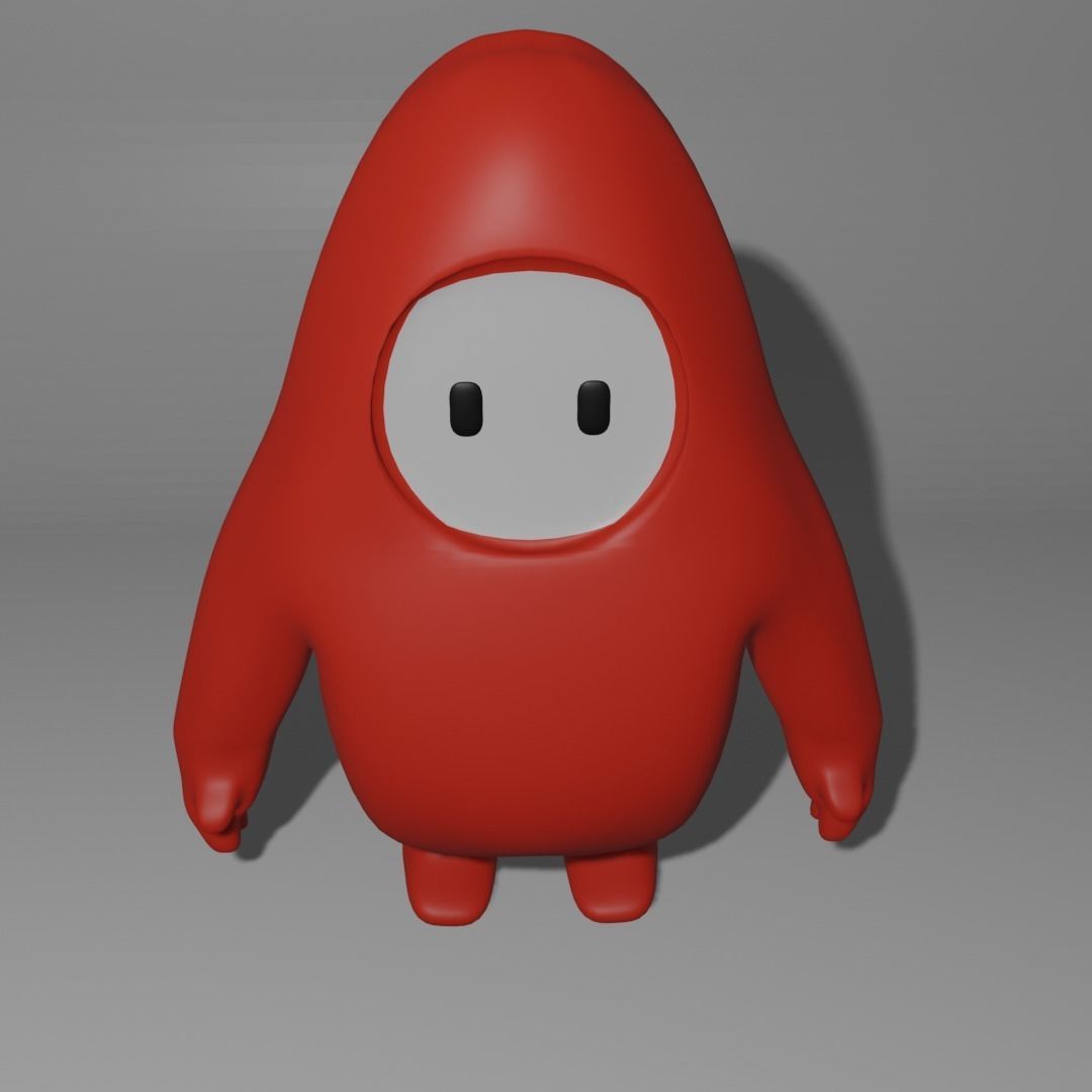 Fall guy character from Fall Guys 3D model_4