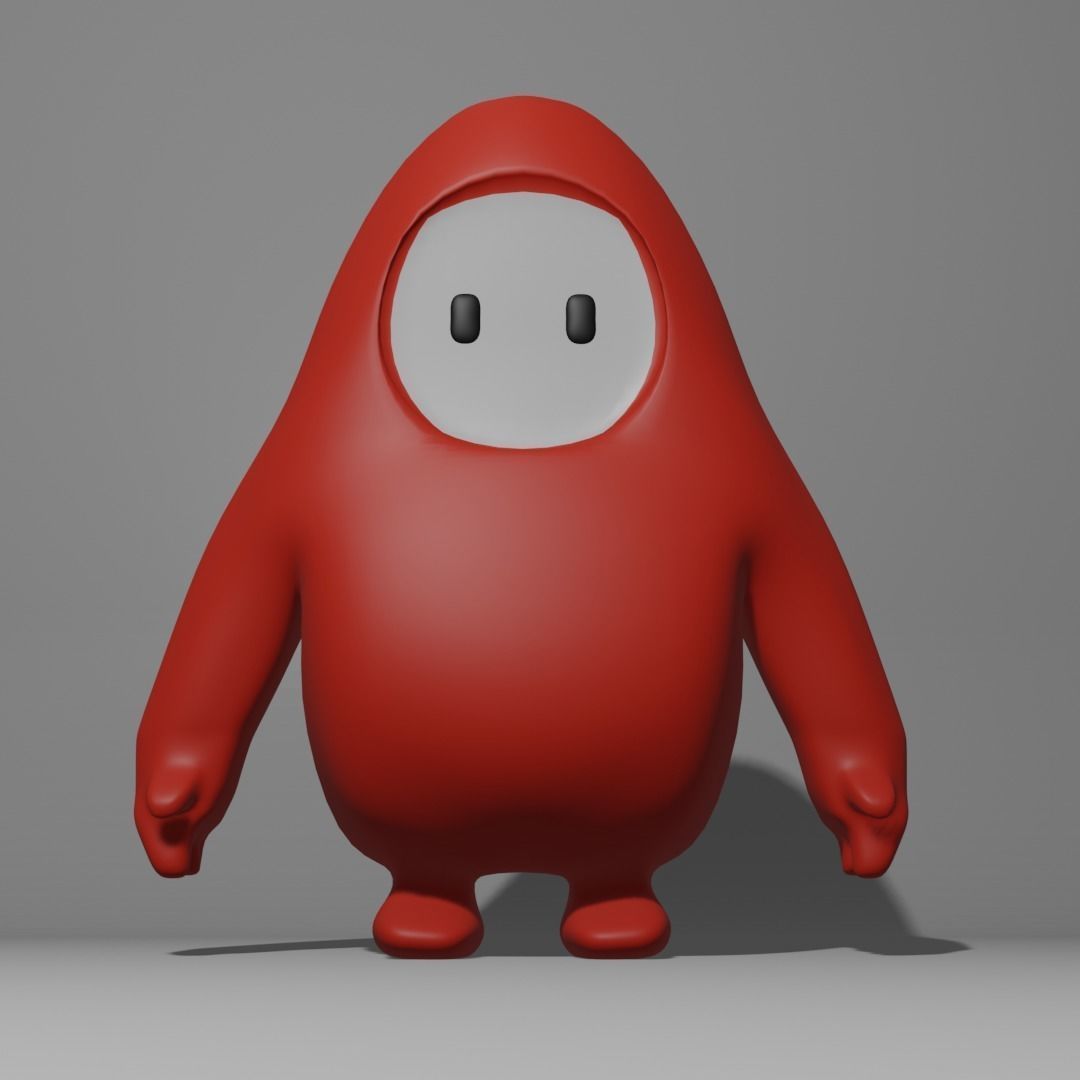 Fall guy character from Fall Guys 3D model_3