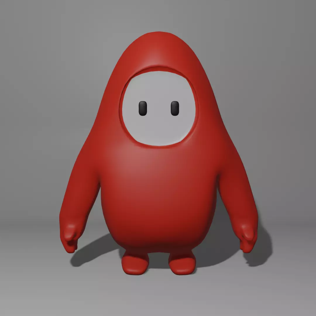 Fall guy character from Fall Guys 3D model_0