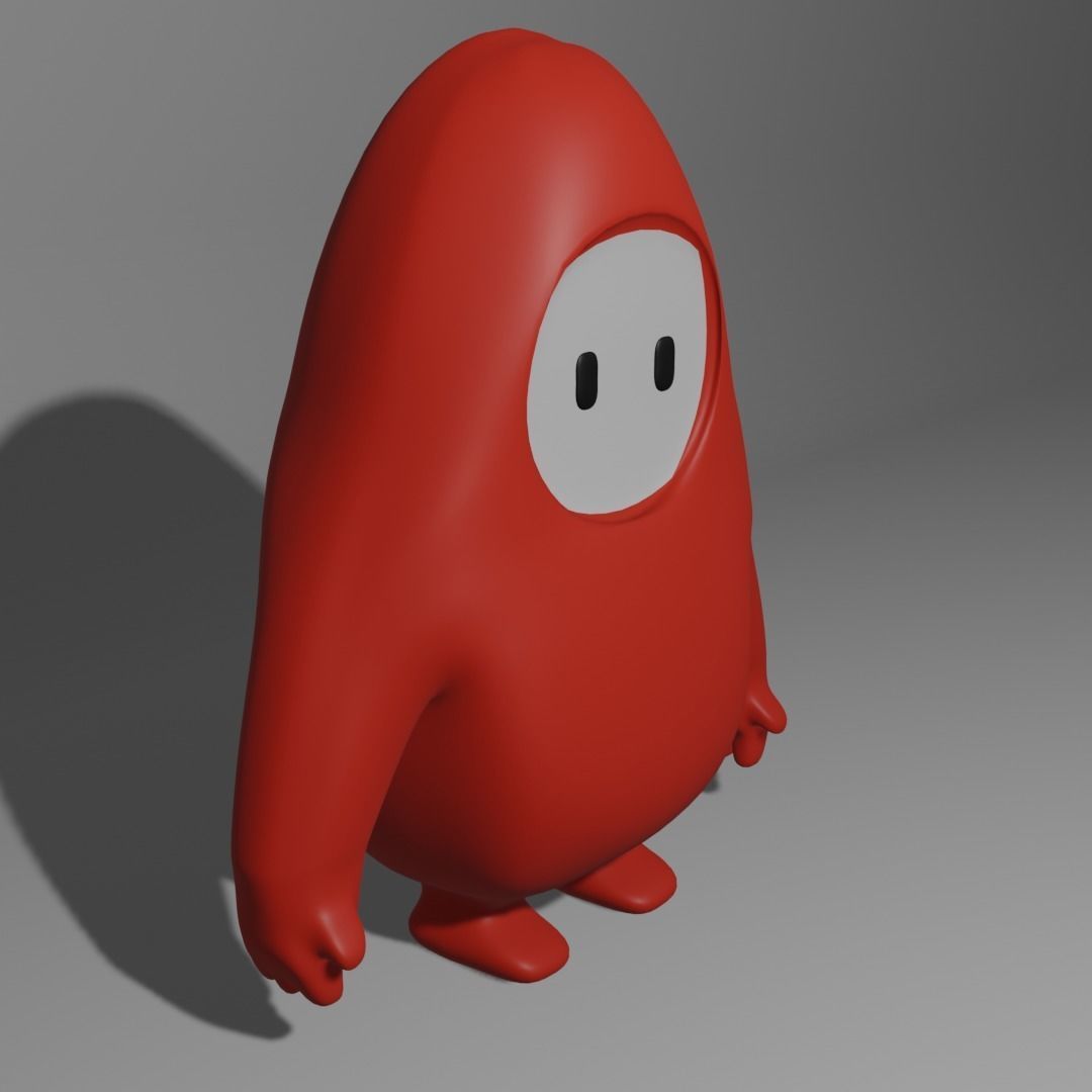 Fall guy character from Fall Guys 3D model_2