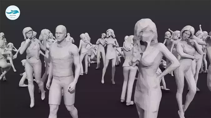 55 People Crowd Pack Set-02