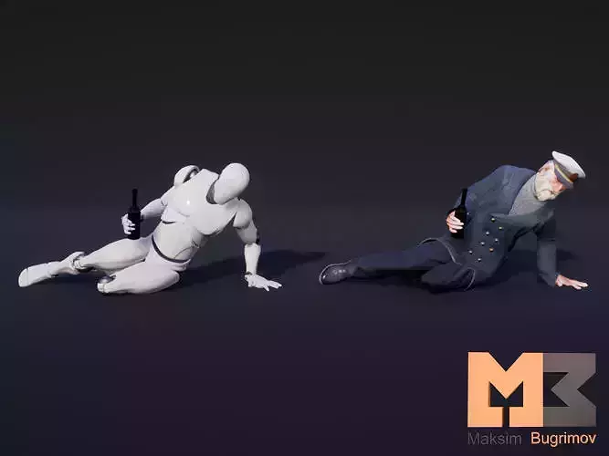 Drunk Man Animations UE4