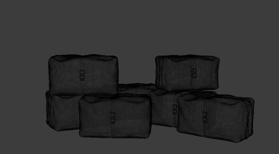 Cargo box 3D model_1