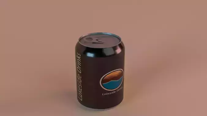 Standard Soda Can Free 3D model