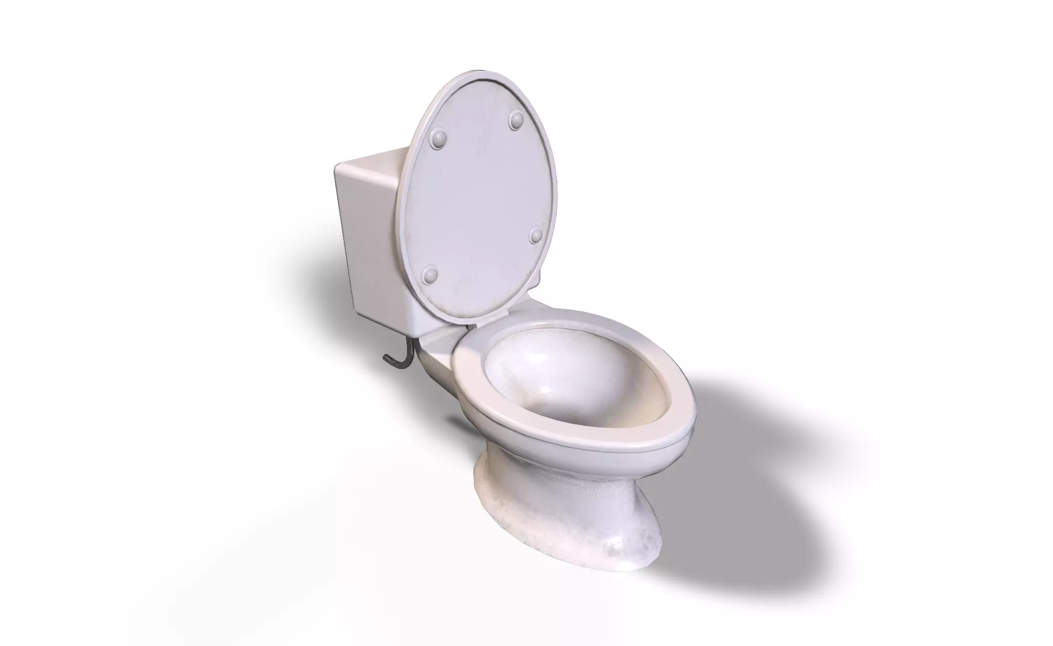 Toilet Bowl Low-poly 3D model