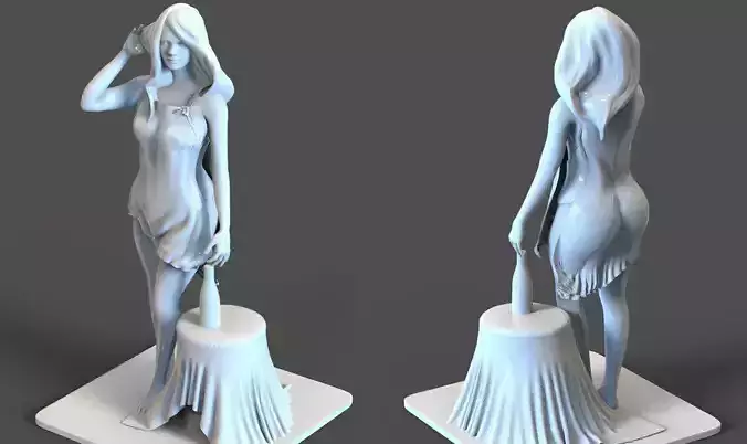 Dating Girl sculpture
