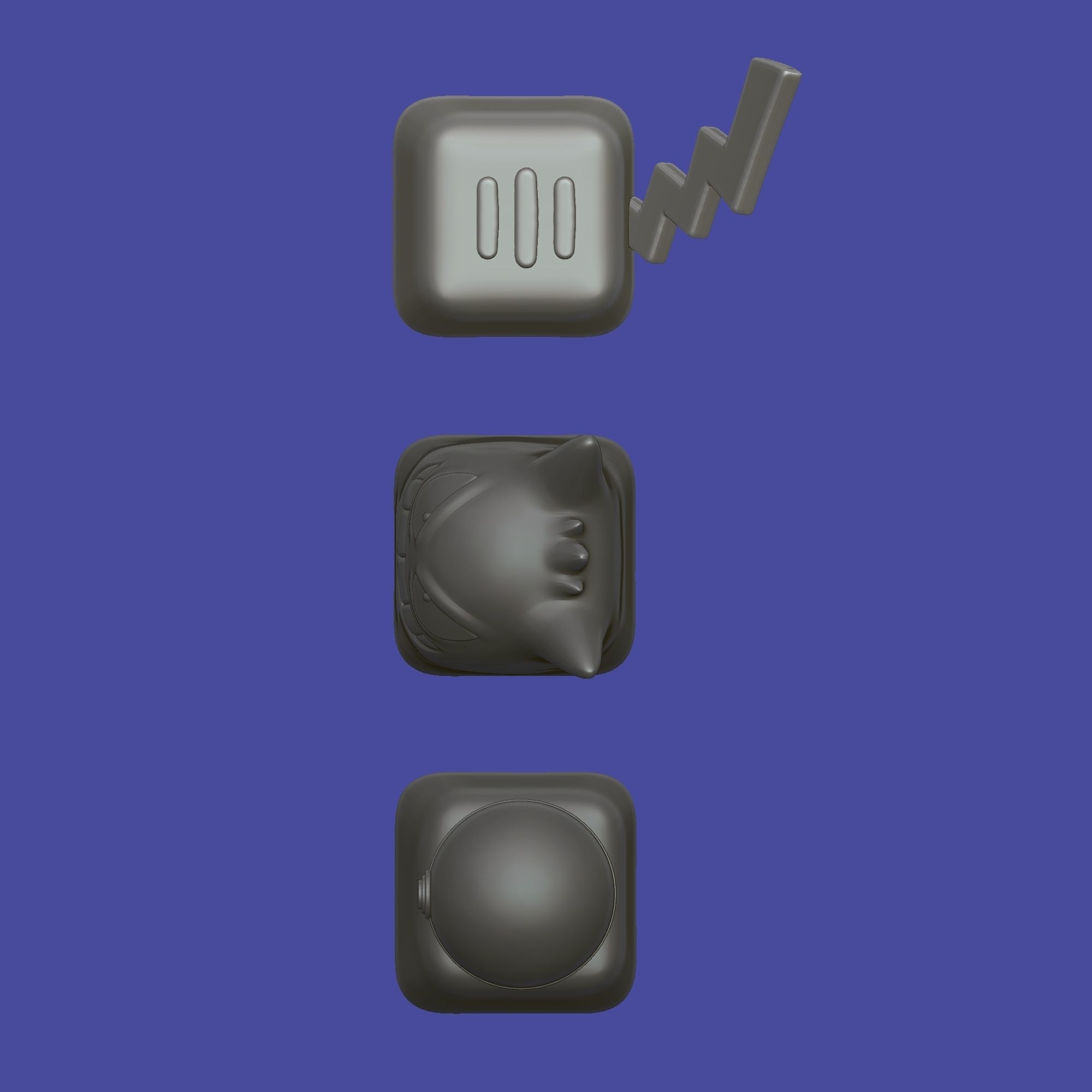 6 Keycaps for mechanical Keyboard - POKEMON Edition -  3D print model_20