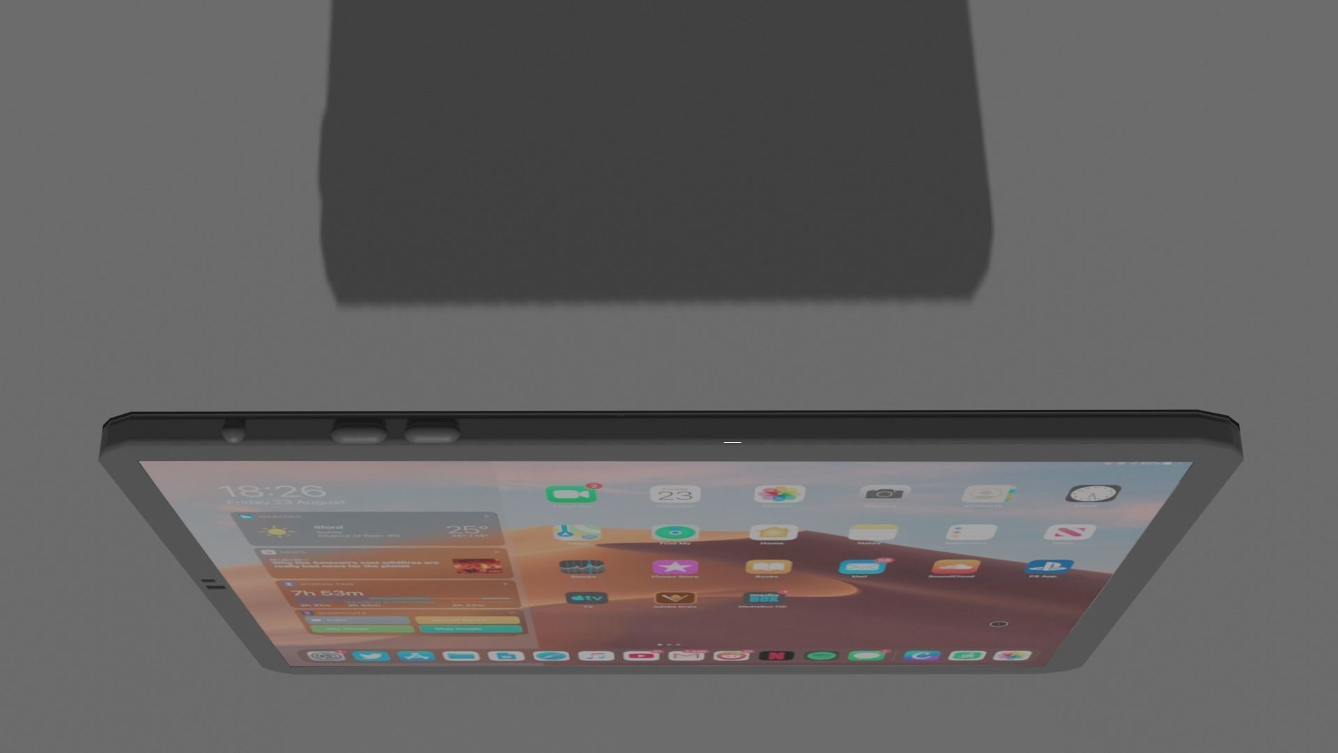 Low-Poly-Ipad-Pro-2020 ipad pro Free 3D model_3