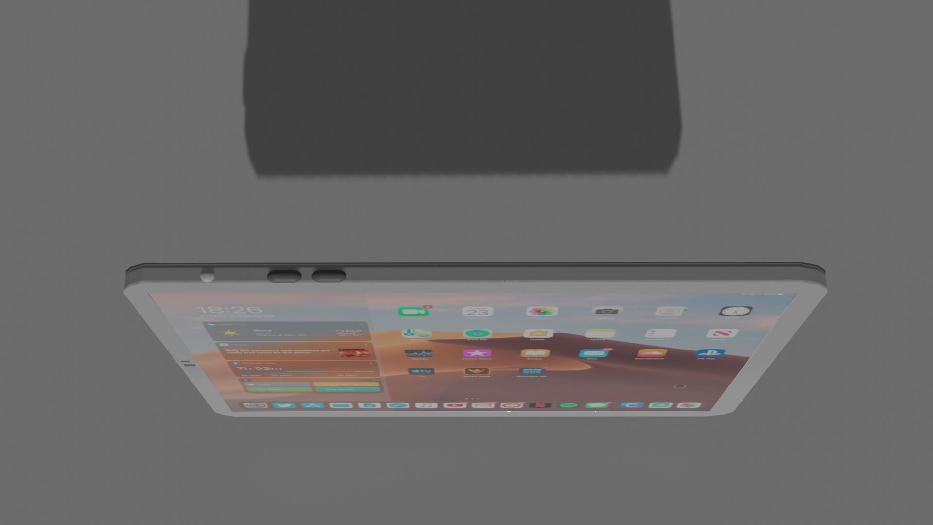 Low-Poly-Ipad-Pro-2020 ipad pro Free 3D model_7