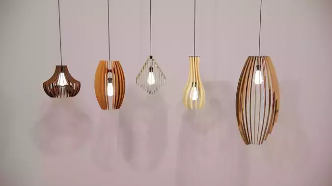 wood lamps