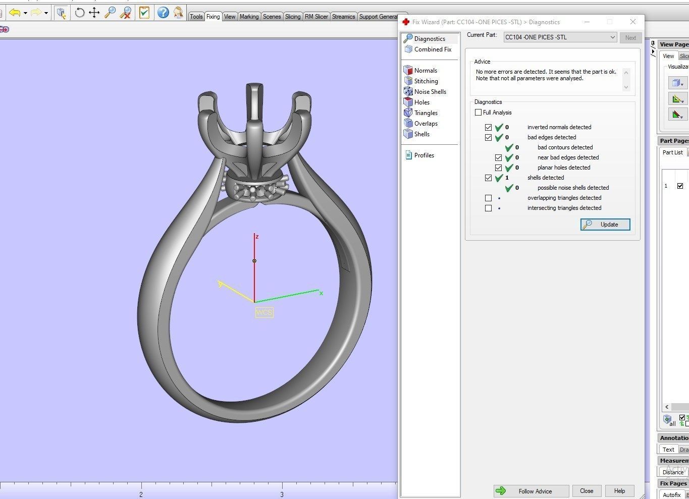 Engagement Ring Hybrid Style-CC104 3D Model Collection_37