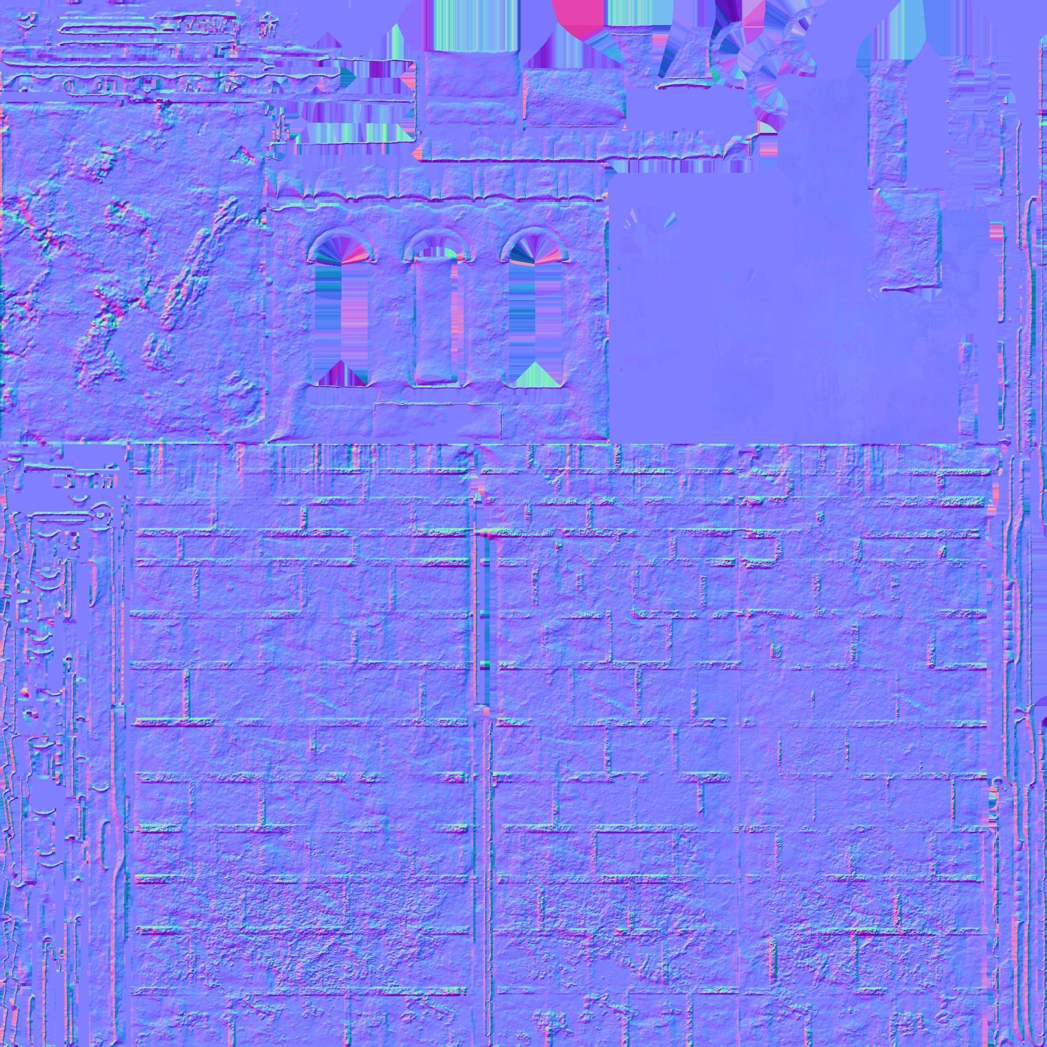 Abandoned Texas Building 02 Low-poly 3D model_8