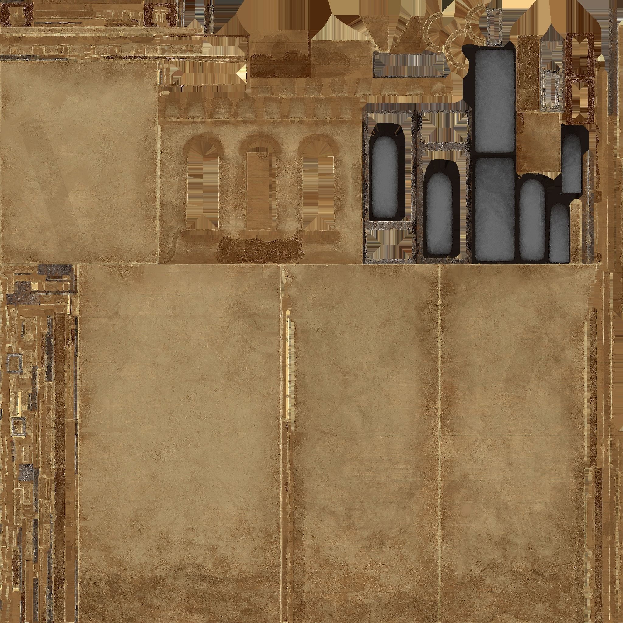 Abandoned Texas Building 02 Low-poly 3D model_11