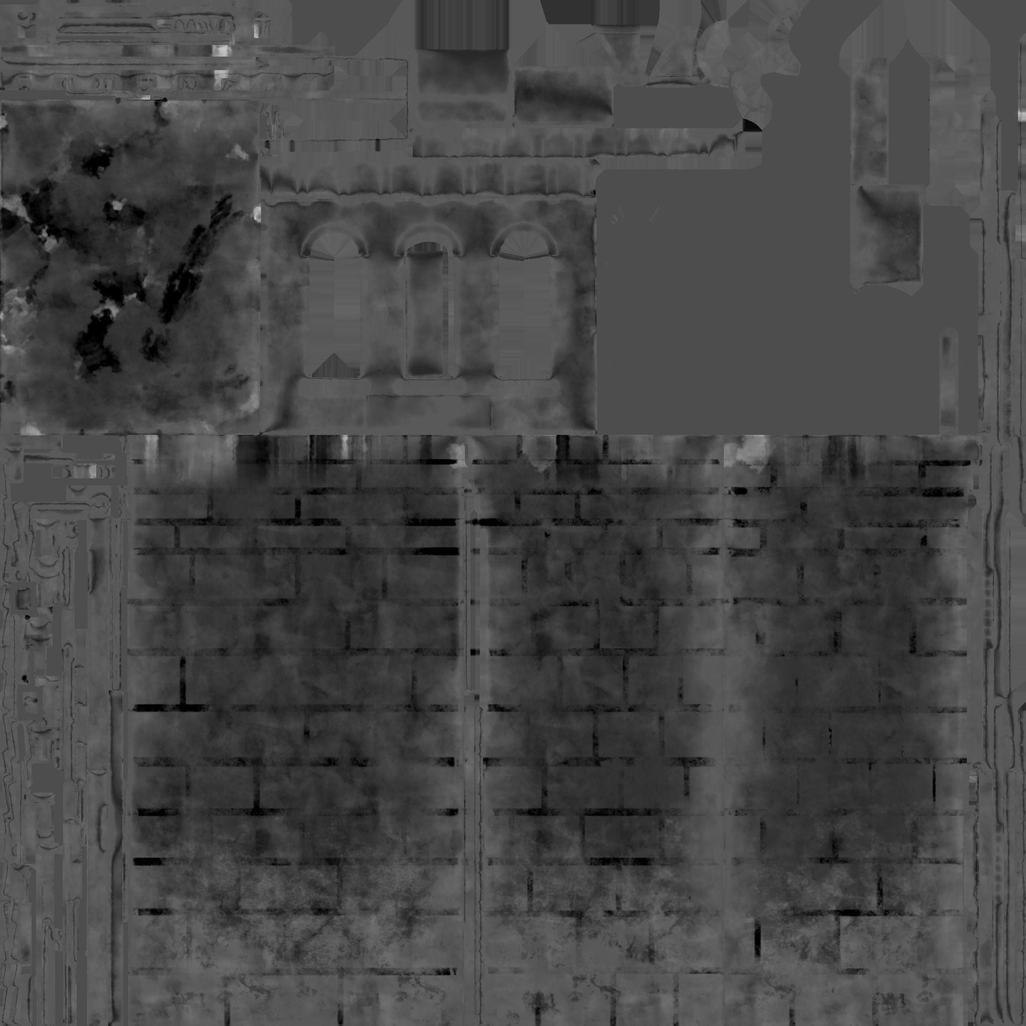 Abandoned Texas Building 02 Low-poly 3D model_12