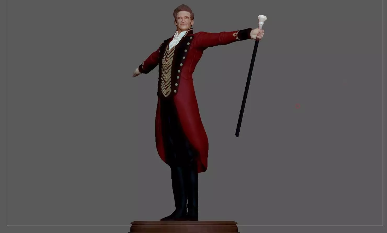 GREATEST SHOWMAN PT BARNUM HUE JACKMAN 3D PRINT PRINTABLE 3D print model