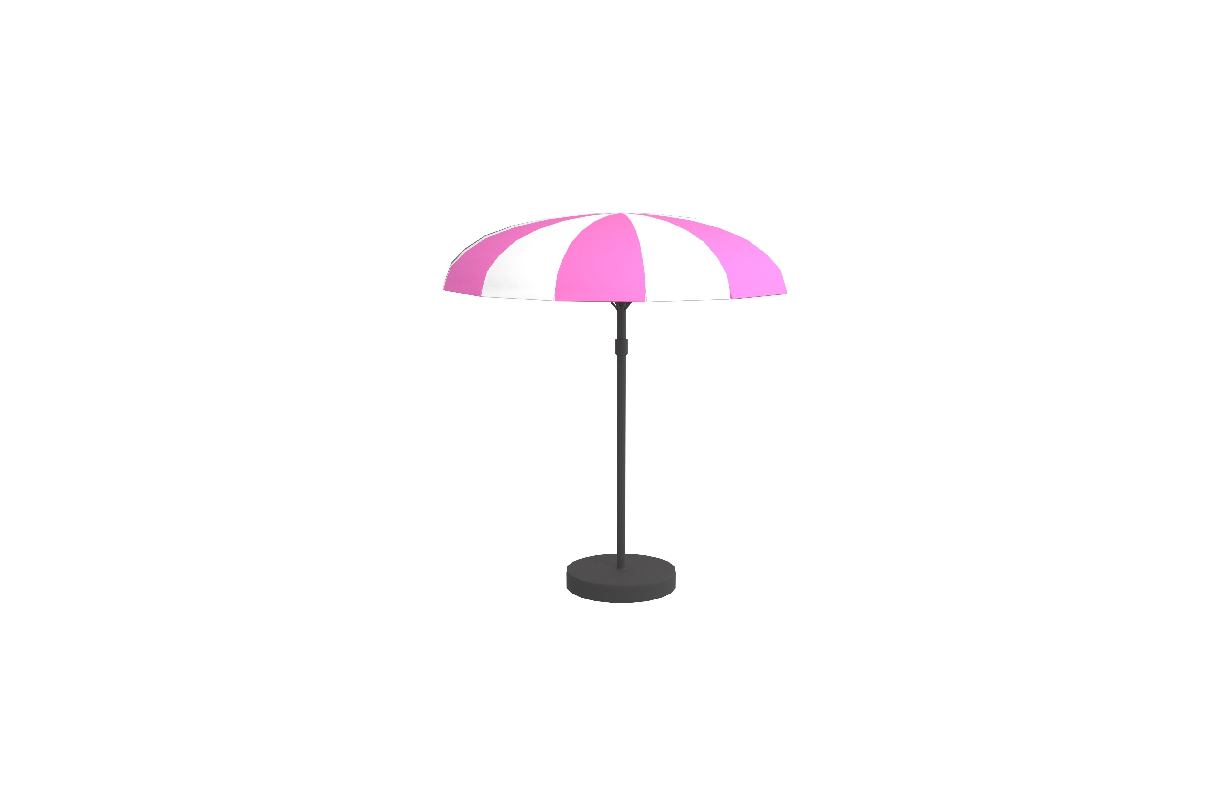 Garden Umbrella v1 007 Low-poly 3D model_3