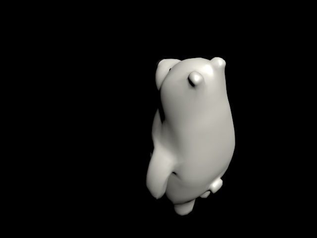 polar bear 3D print model_1