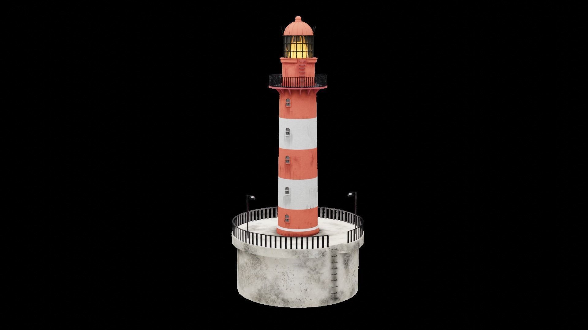 A Lighthouse 3D model_3
