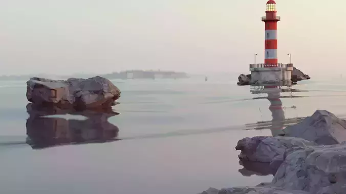 A Lighthouse 3D model