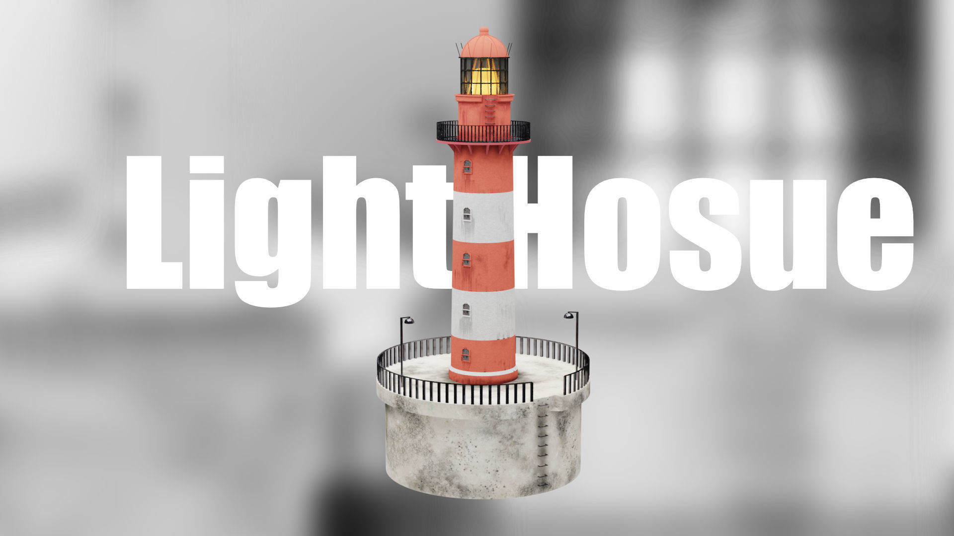 A Lighthouse 3D model_4