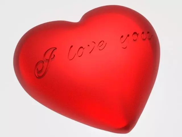 Heart- i love you 3D print model_0