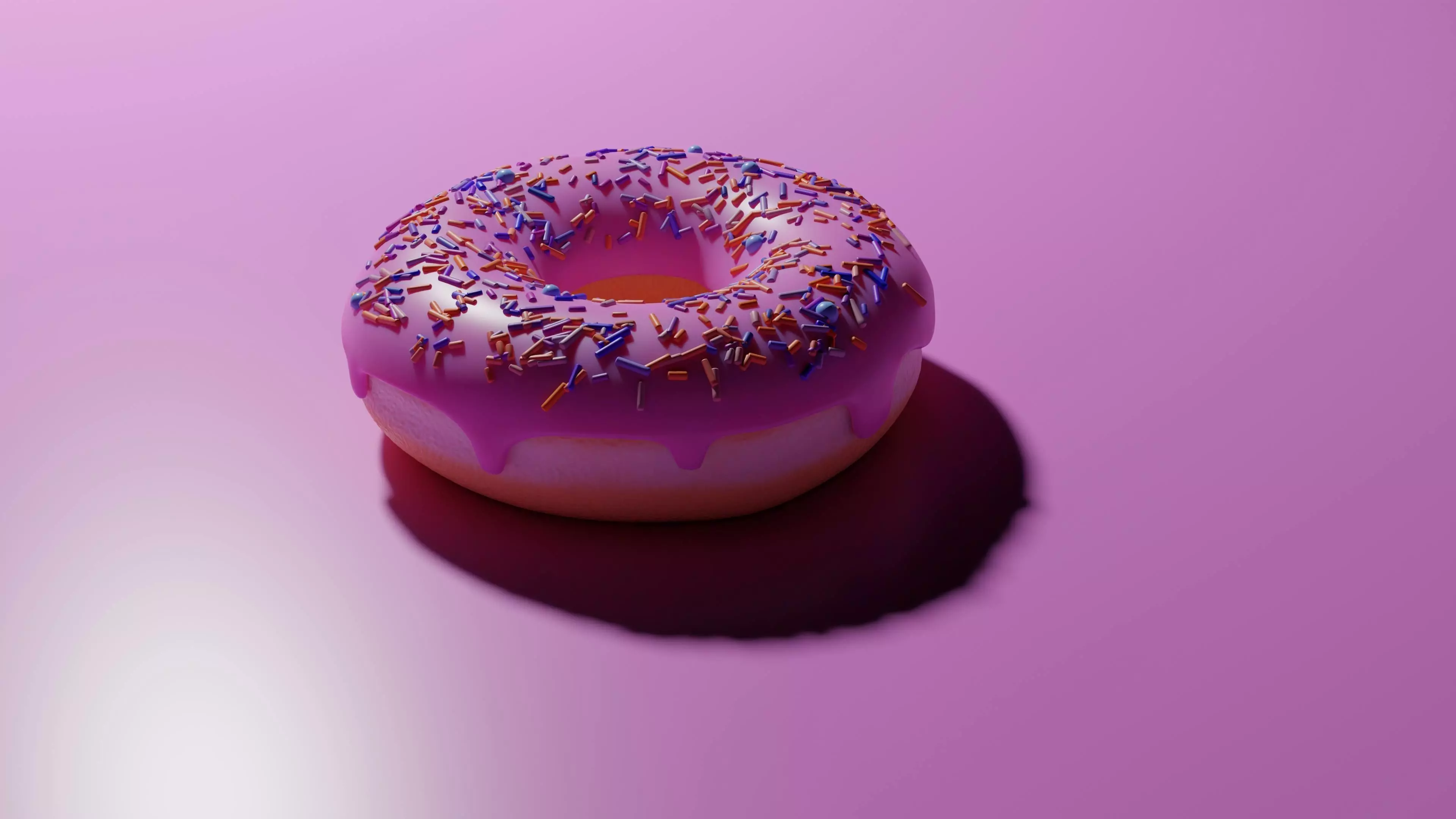 3D BURGER MODEL WITH SPRINKLES TEXTURE READY AND UV-UNWRAPPED 3D model_0
