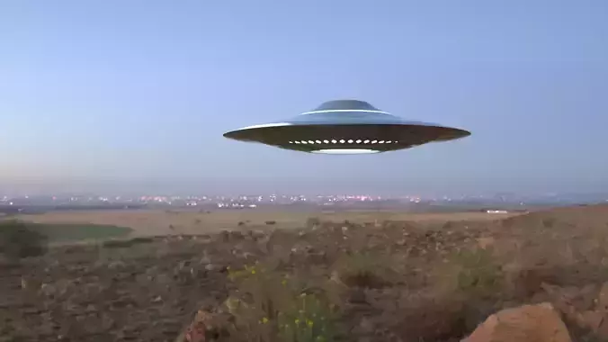Spaceship Realistic Ufo - Ovni - Nave Espacial 3D model