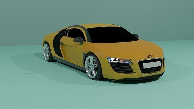 AUDI R8  3D print model