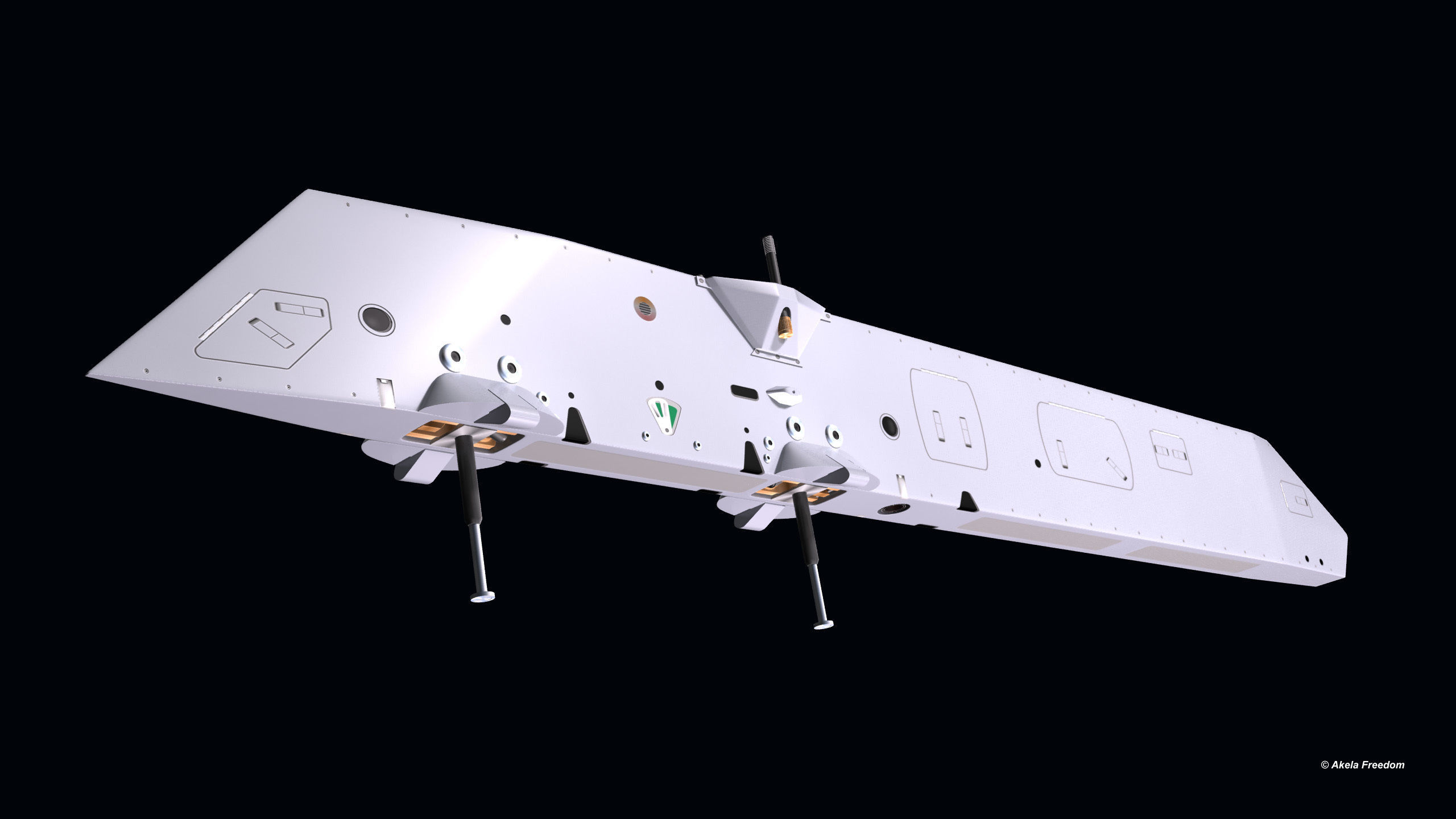 PU 708 Pylon 3D model_2