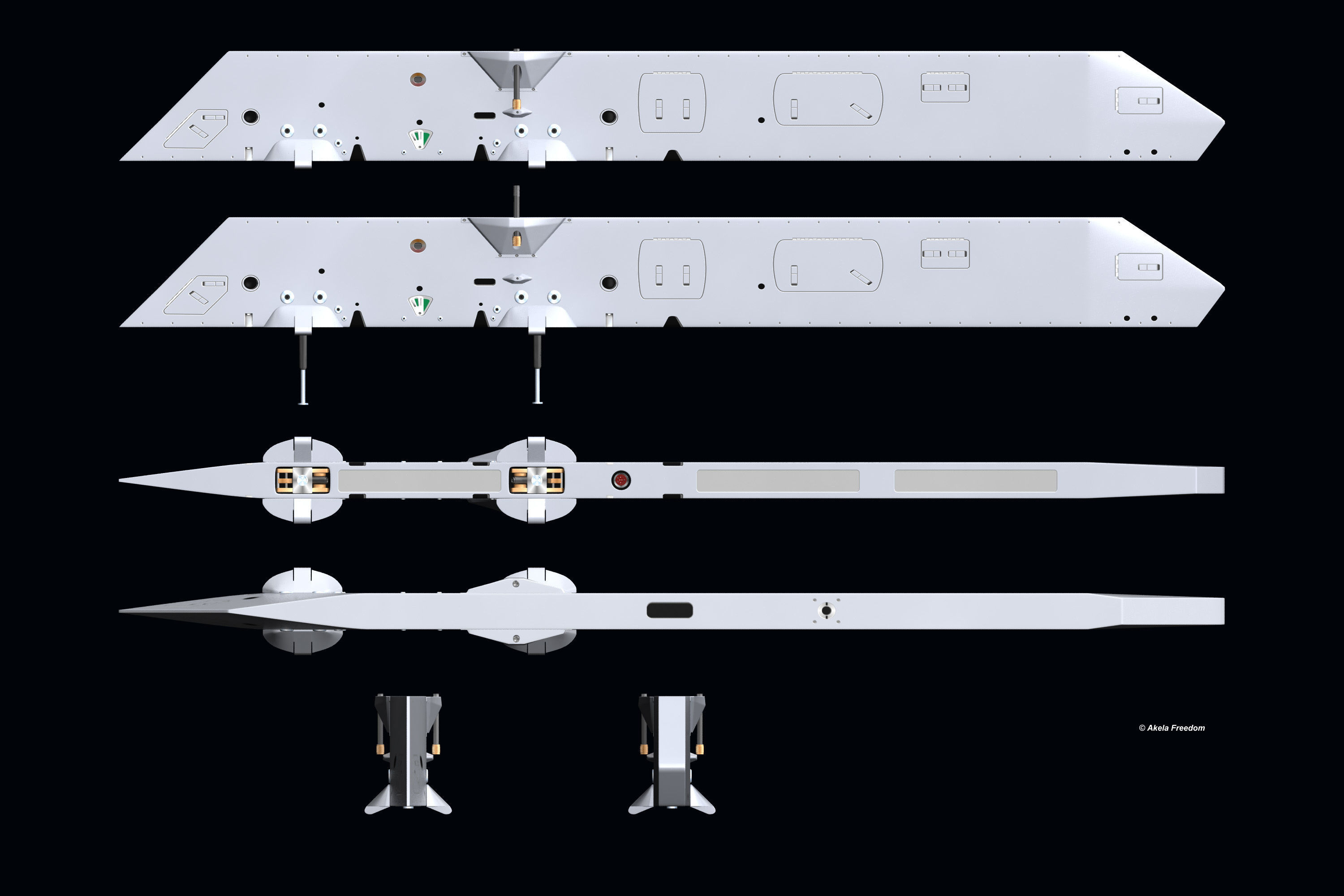 PU 708 Pylon 3D model_5