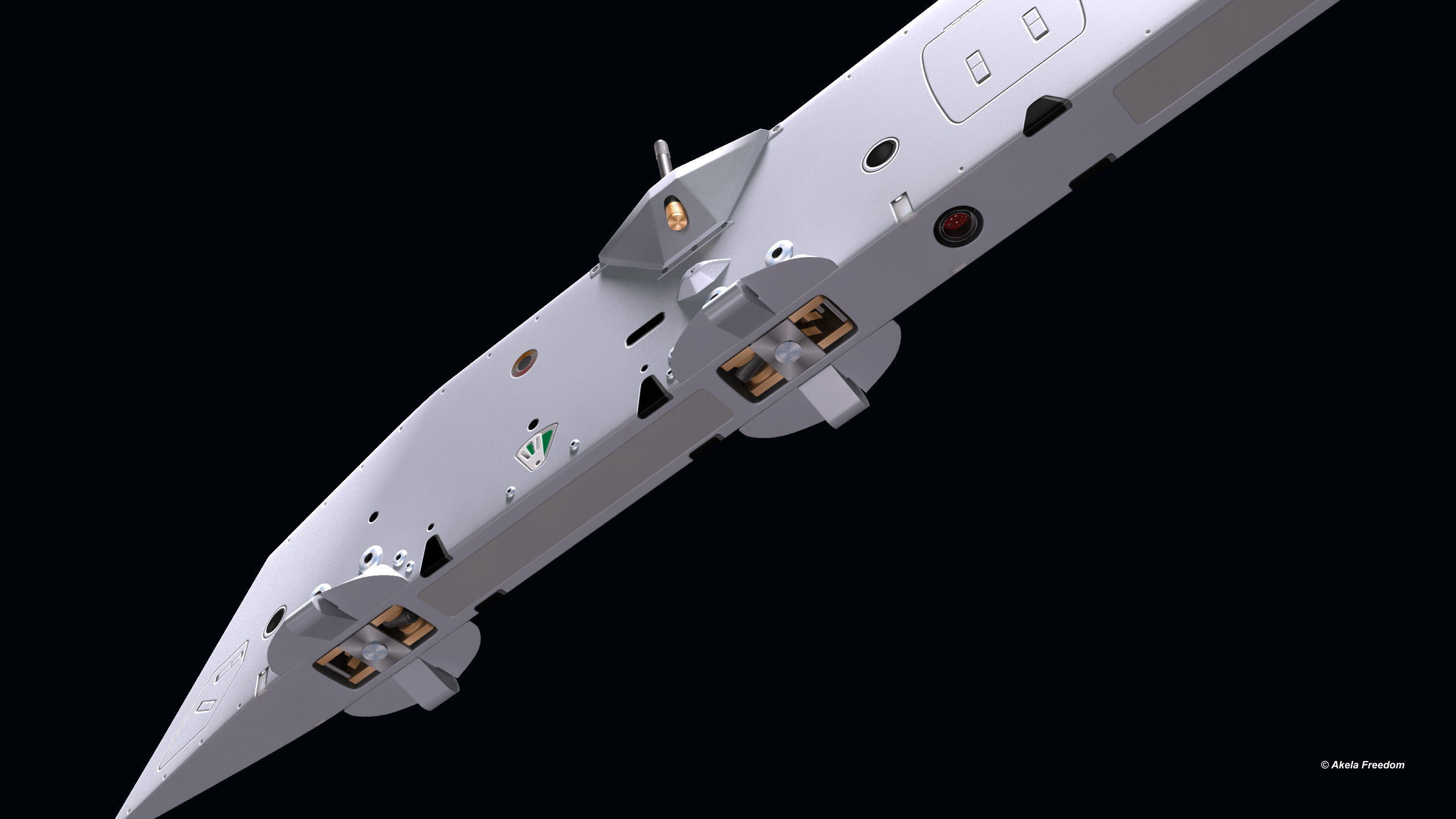 PU 708 Pylon 3D model_3