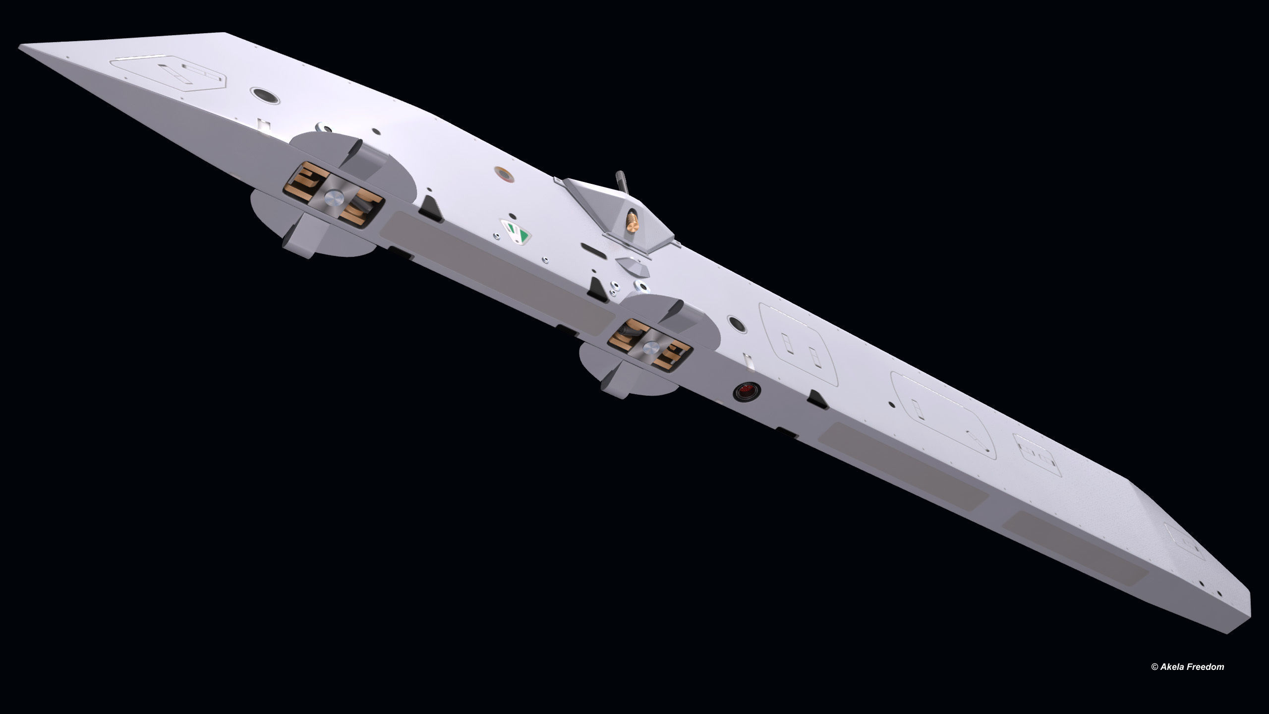 PU 708 Pylon 3D model_1