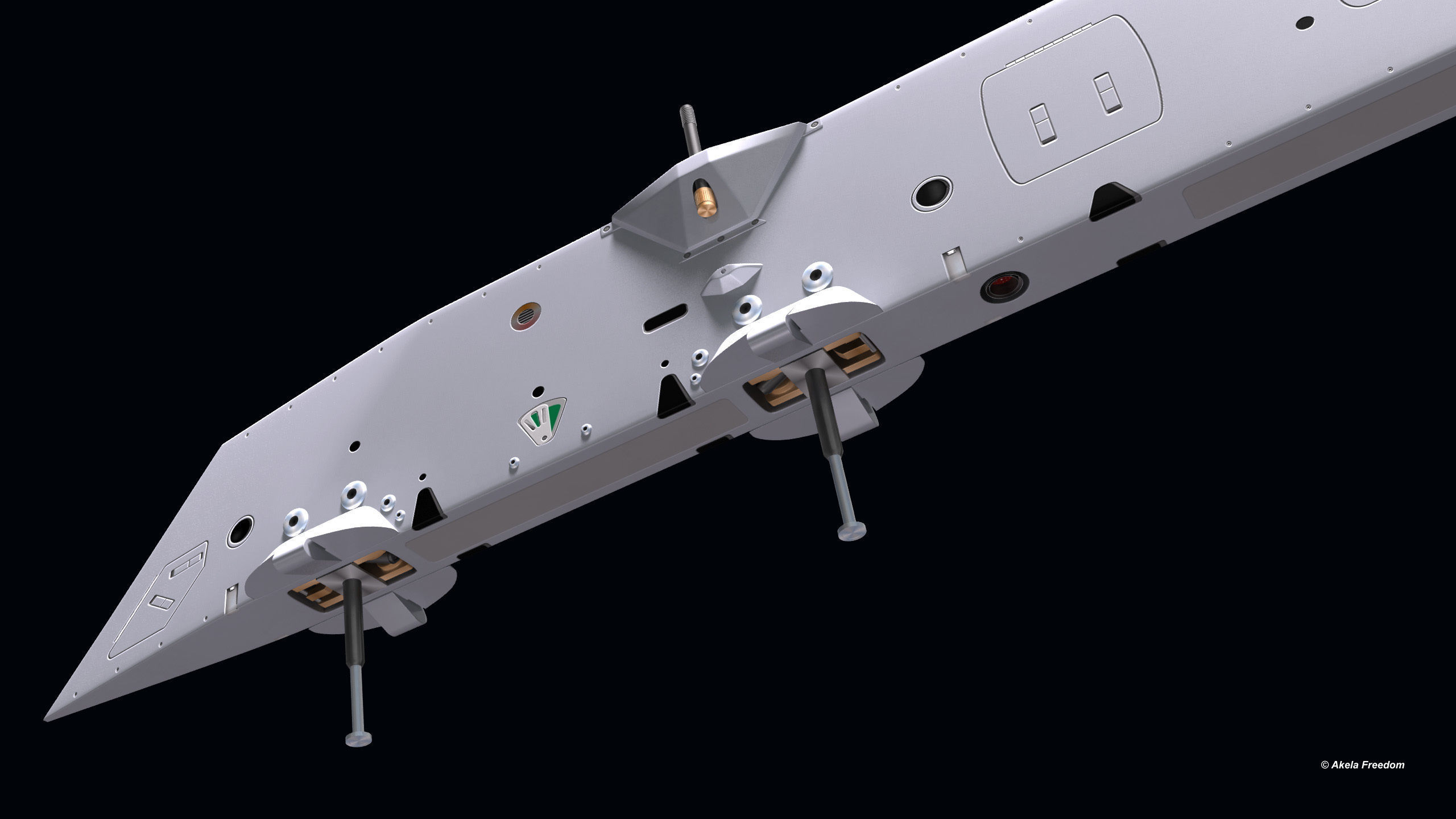 PU 708 Pylon 3D model_4