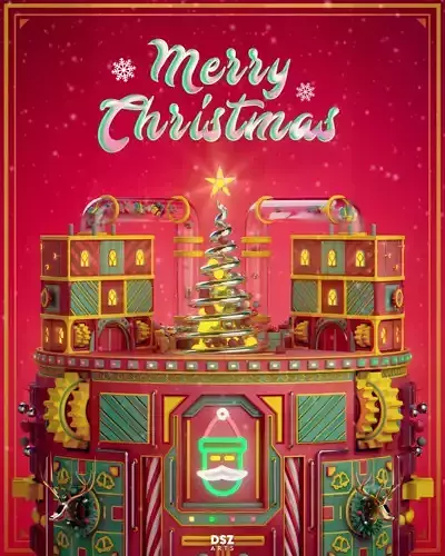 Merry Christmas 2020  3D model