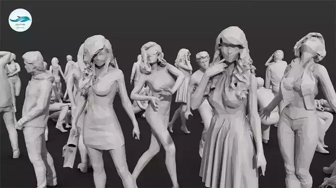 55 People Crowd Pack Set-04