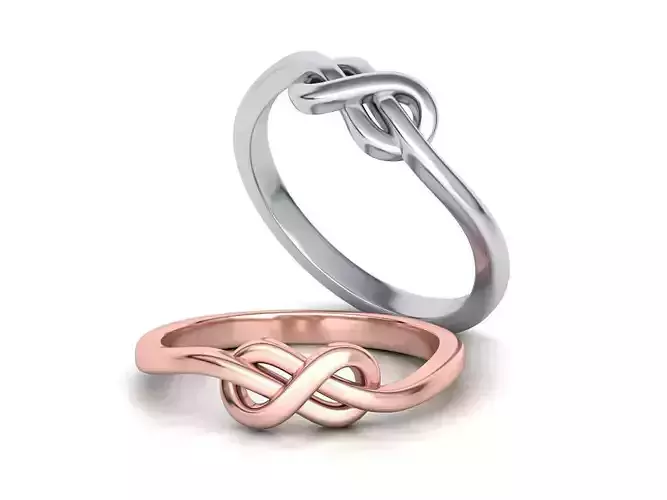  Knot Infinity  Forever ring 3dmodel 