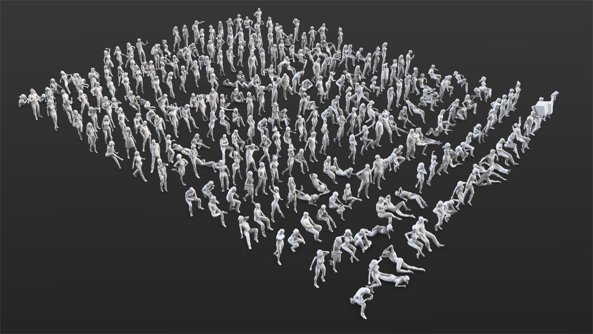 People Crowd Set-01 275  3D model_5