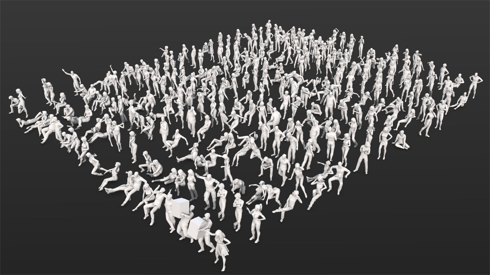 People Crowd Set-01 275  3D model_7