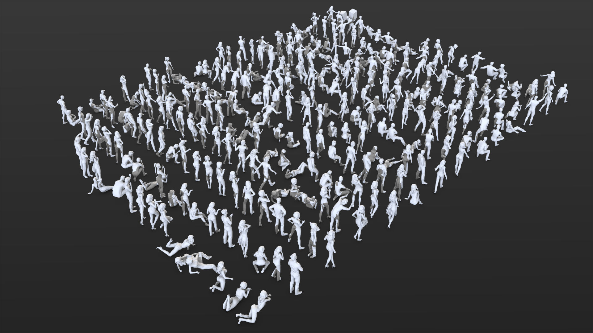 People Crowd Set-01 275  3D model_3