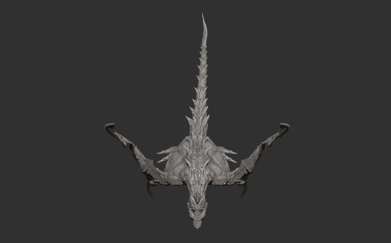 Winter Dragon 3D model_12