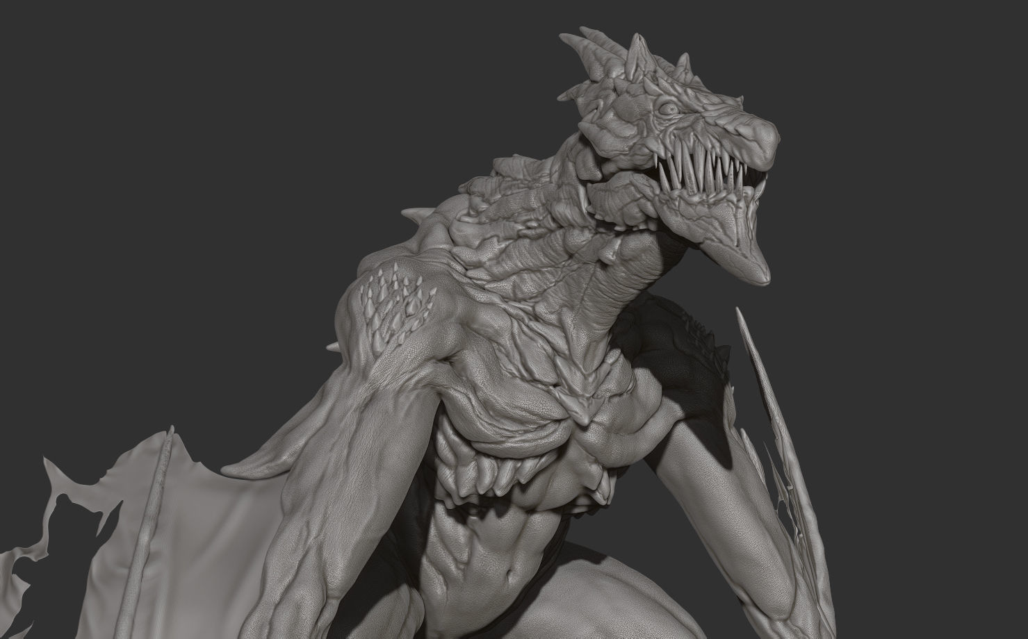 Winter Dragon 3D model_13