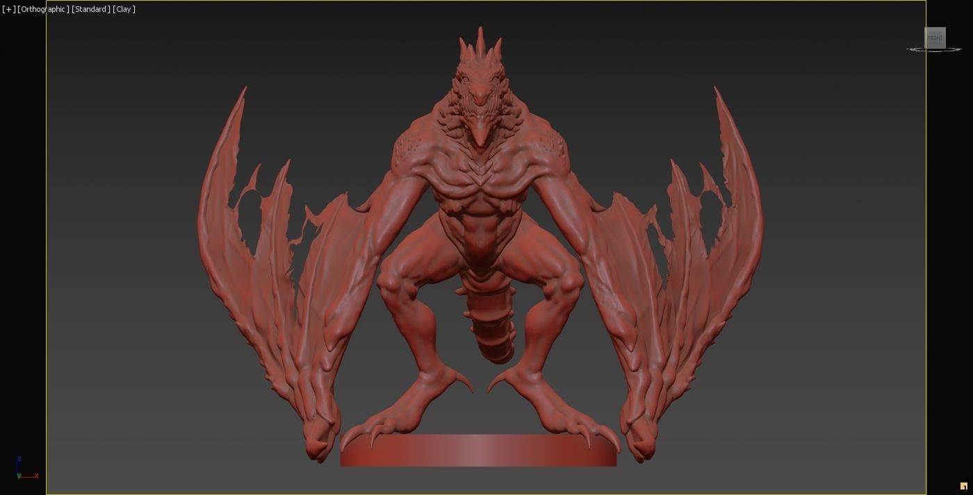 Winter Dragon 3D model_15