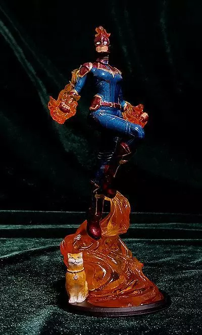 CAPTAIN MARVEL AVENGERS ENDGAME MCU STATUE PRINTABLE 3D print model_0