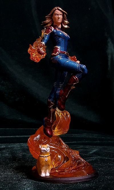 CAPTAIN MARVEL AVENGERS ENDGAME MCU STATUE PRINTABLE 3D print model_1