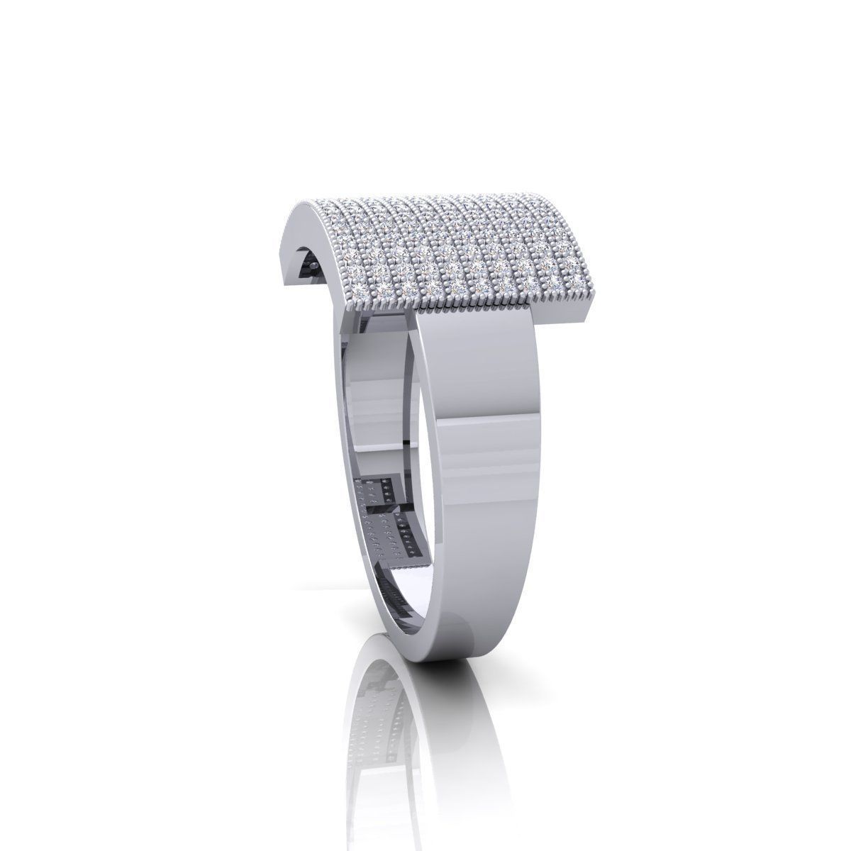 Long Top Ring  3D print model_6