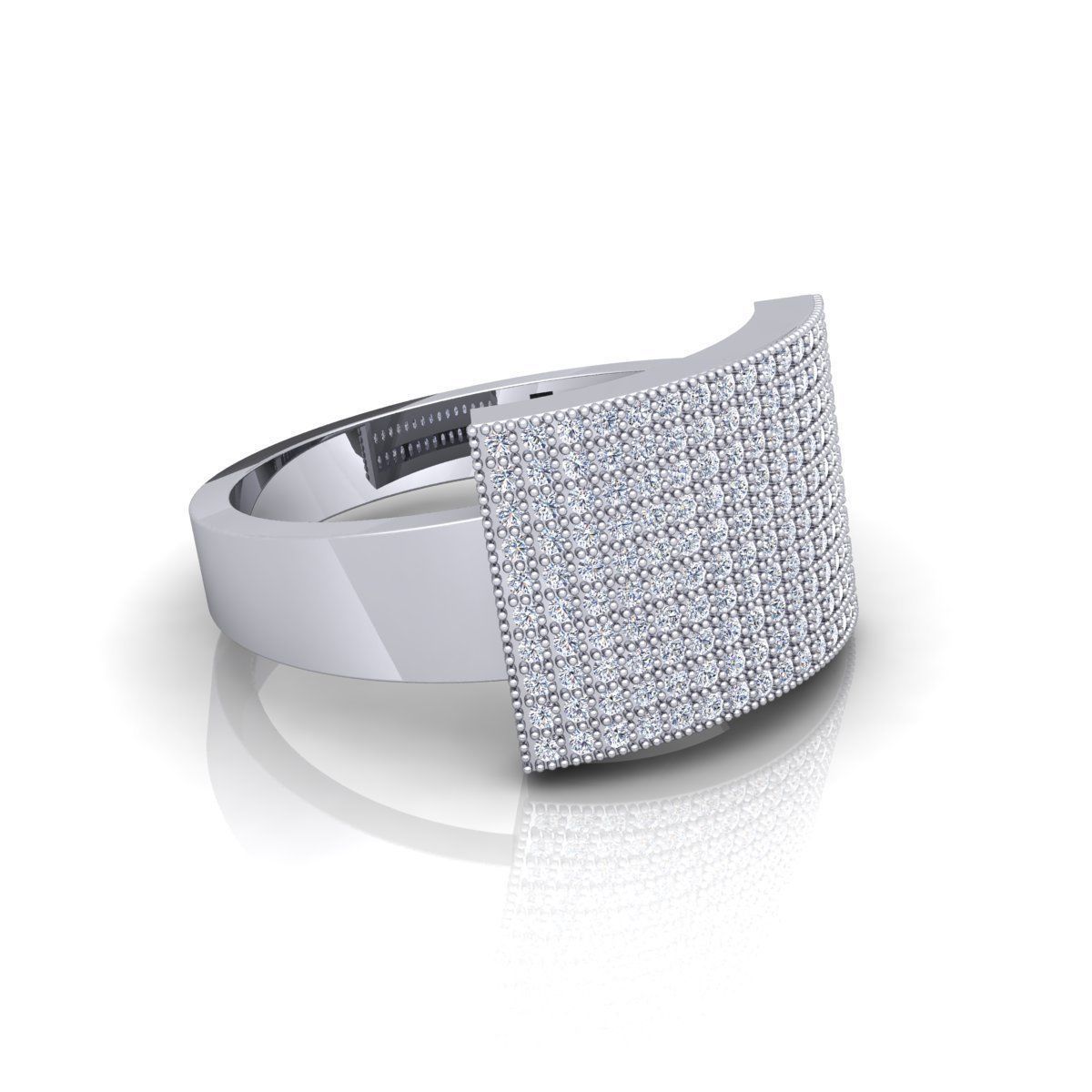 Long Top Ring  3D print model_7