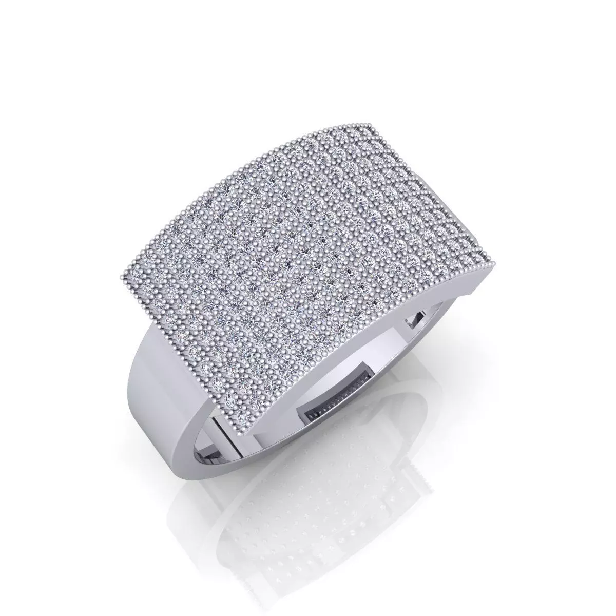 Long Top Ring  3D print model_0