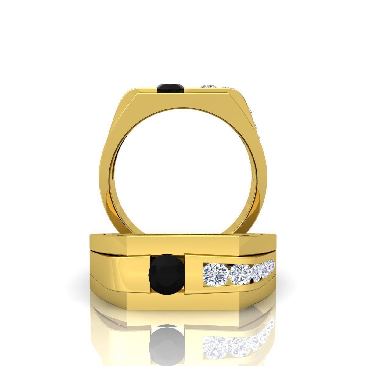 Mens Ring  3D print model_6