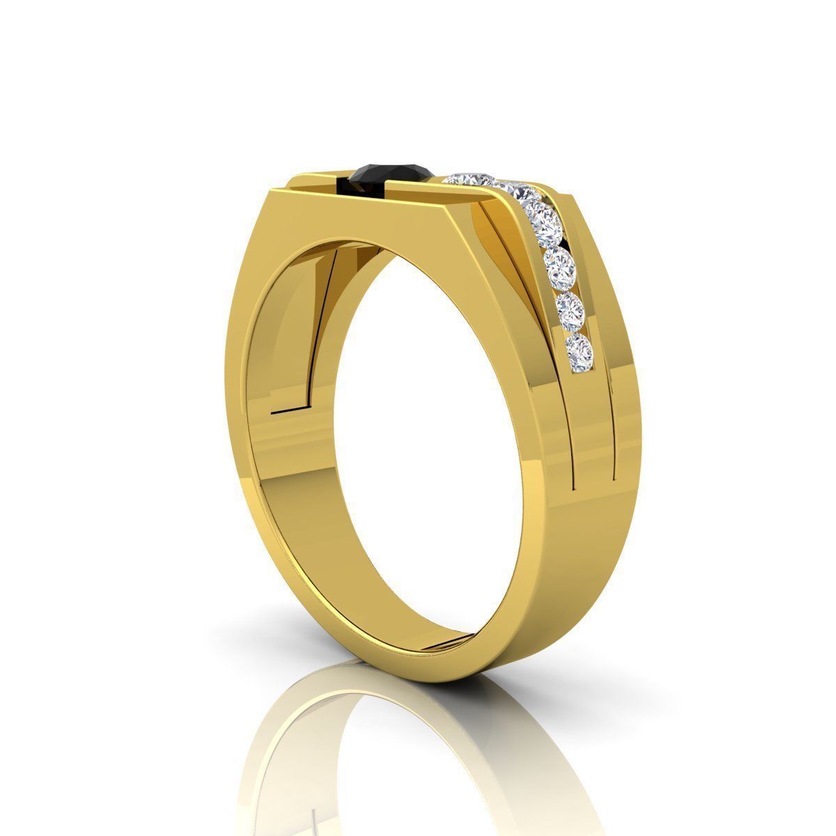 Mens Ring  3D print model_2