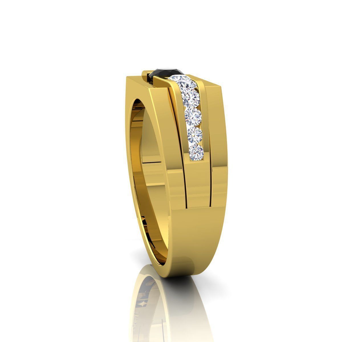 Mens Ring  3D print model_8